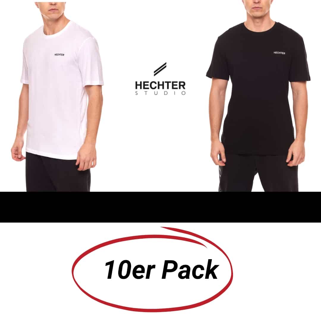 Thumbnail 👕 HECHTER STUDIO 10er Pack T-Shirts aus reiner Baumwolle für 36€ - 3,60€ / Shirt