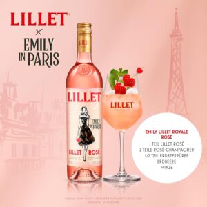 🍸❣️ Lillet Rosé Limited Edition "Emily in Paris" für 11,38€ (statt 16,49€)