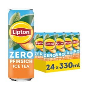 🍑 Lipton Ice Tea Zero Peach 24x 330ml für 15,79€ (statt 23,76€) 👉 nur 66 Cent pro Dose