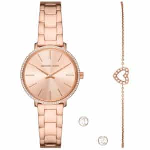 💎 Michael Kors Damenuhruhr Pyper + Armband + Ohrstecker für 86,93€ (statt 195€)