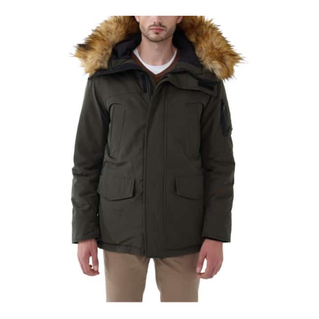 Thumbnail steffen klein Herren Winter-Jacke mit Kapuze & abnehmbarem Kunstfell ab 25€