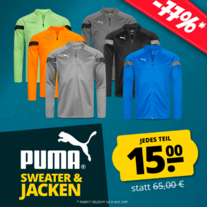 PUMA teamFINAL Herren Trainingsjacke für 19,95€ (statt 30€)