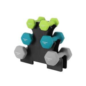 SONGMICS Hantel-Set 1, 2, 3 kg Grau-Grün für 28,99€ (statt 35€)