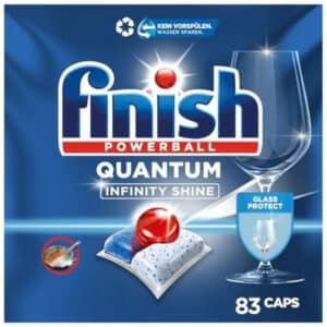 Finish Quantum Infinity Shine Spülmaschinentabs mit 83 Caps für 12,59€ (statt 21€)