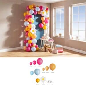 🎈 Luftballon Girlande-Set 125-teilig für 4,99€ (statt 15€)