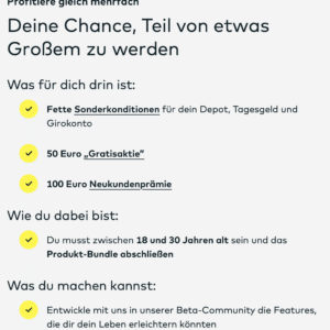 Comdirect-Bundle 150€ Neukundenprämie (U30)