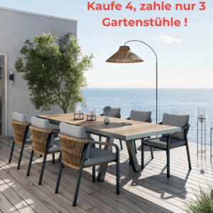 🪑 XXXLutz: Kauf 4, zahl 3: Ein Gartenstuhl gratis