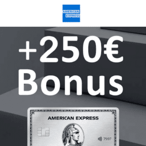 ⏰ ENDET HEUTE! 250 € Startguthaben für American Express Platinum Card +200 € Reiseguthaben + 200 € Restaurantguthaben