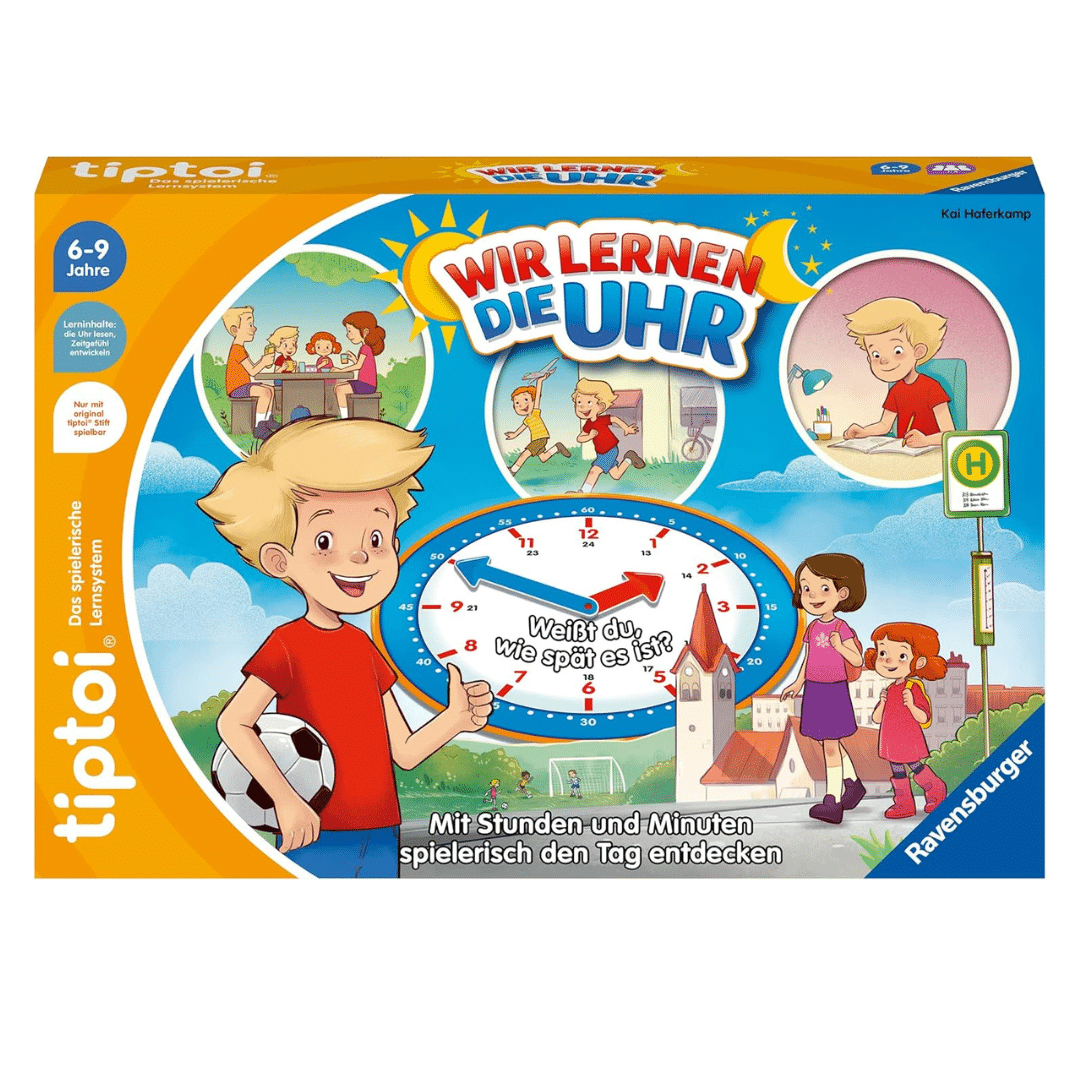 Thumbnail 🕰️ Ravensburger tiptoi - Wir lernen die Uhr für 15,77€ (statt 19€)