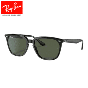 Sonnenbrille Ray-Ban RB4362 (schwarzer Rahmen, grüne Gläser) für 68,40€ (statt 103€)