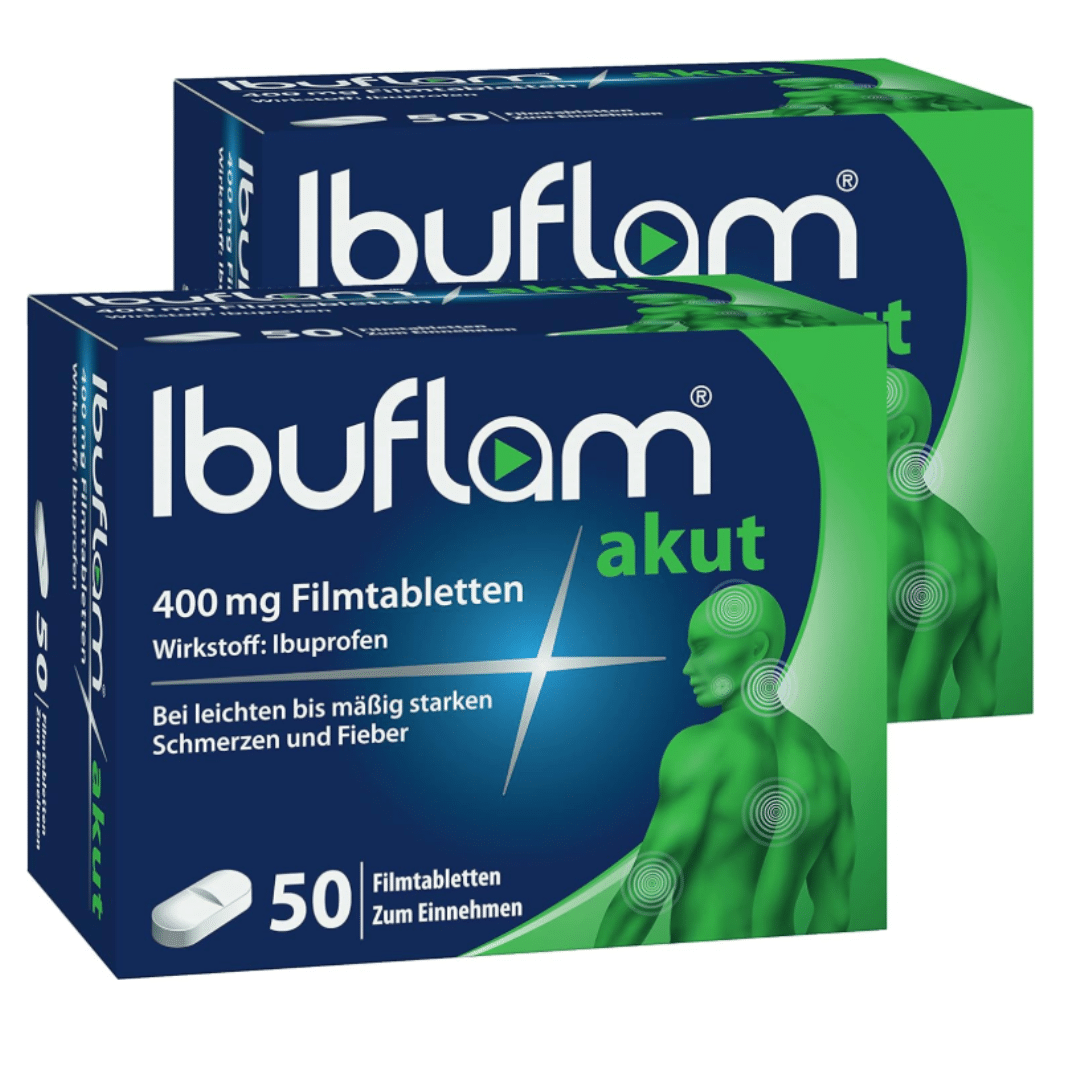 Thumbnail Ibuflam® akut 400 mg IBUPROFEN 2x 50 Tabletten für 11,11€ (statt 15€)