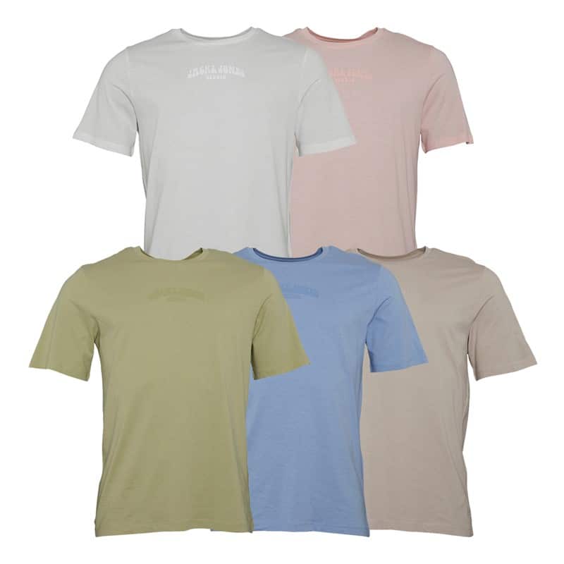 JACK & JONES Herren Bellingham 5er Pack T-Shirts für 25,98€ 👉 nur 5,20€ pro Stück