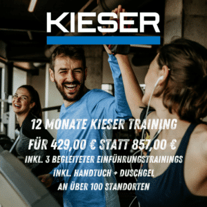 🏋️‍♂️ Kieser Training: 1 Jahr für 429€ statt 857€ inkl. Handtuch, Duschgel und Einführungstrainings 🚀