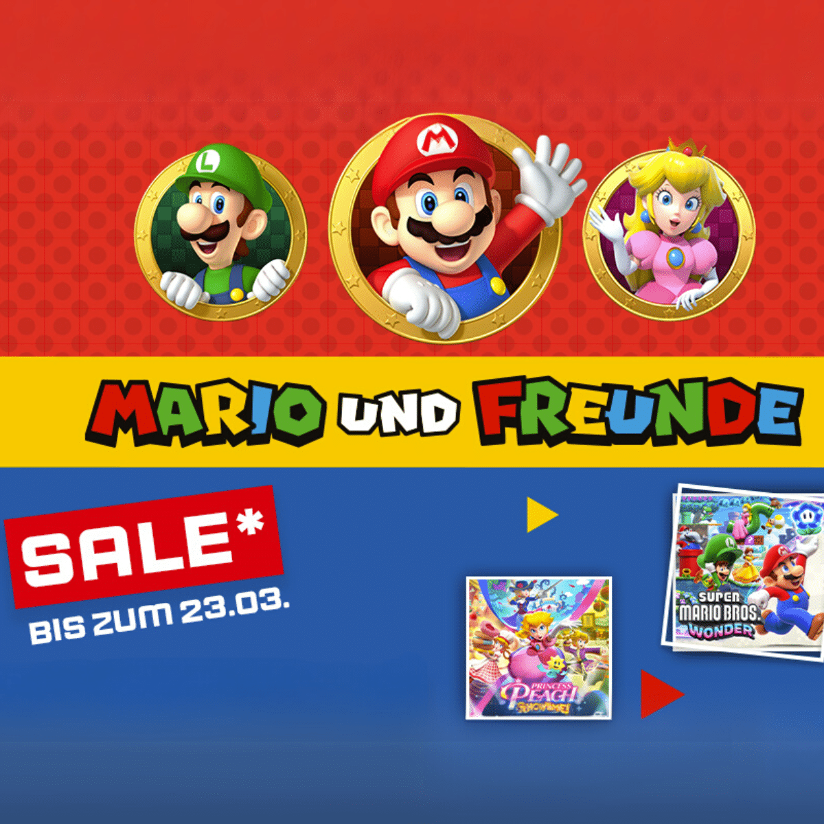 Thumbnail ⭐️ Super Mario und Freunde - Super Mario Games im Nintendo-Sale