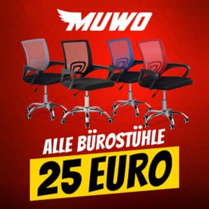 MUWO "Director" Büro Drehstuhl für 29,95€ (statt 40€)