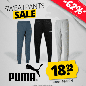 PUMA Essentials Logo Sweat Pants Herren für 23,94€ (statt 62€)