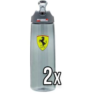 2er Set Ferrari Trinkflasche Scuderia 500ml grau für 12,94€ (statt 34€)