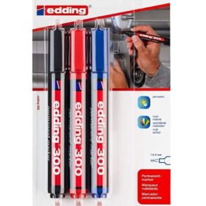 ✍️ 3er Pack Edding 300 Permanentmaker (1,5-3 mm, nachfüllbar) - Amazon Prime