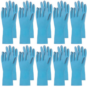 DealClub: 10er Pack Texxor Handschuhe Naturlatex 2225, Größe L (€7,77 statt €15,90)