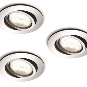 DealClub: 3x Philips myLiving Shellbark LED Warmweiß Einbauspot 1 Flammig für 37,99€ statt 52,08€