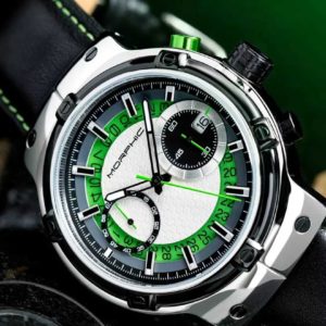 Groupon: Morphic M91 Series Chronograph Echtlederuhr mit Datum in der Farbe nach Wahl (€88,44 statt €540,00)