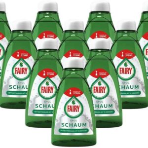 DealClub: 10x Fairy Handspülmittel Geschirrspülmittel Spülschaum Nachfüller (14,87€ statt 37,99€)