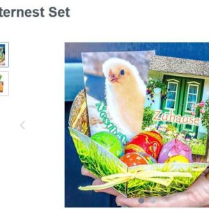 Gratis Osternest set, kleine Lupe, Kleine Osterüberasschung