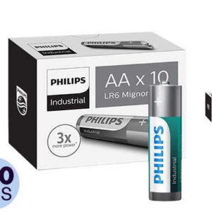 iBood: 100x Philips Industrial Alkaline Batterie | AA/AAA (0,24€/Batterie statt 0,53€/Batterie + VSK))