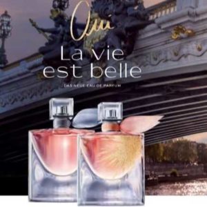 Gratis parfume sample Oui La vie est Belle