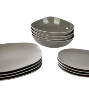 like. by Villeroy &amp; Boch Organic Taupe Starter Teller Set 12tlg. taupe 1951667271 für 63,94 € (statt 98,86 €)