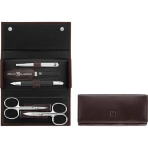 ZWILLING Maniküre Set in Reisegröße 5-teilig mit Na­gel­knip­ser in 100% Lederetui für 50,94 € (statt 66,82 €)