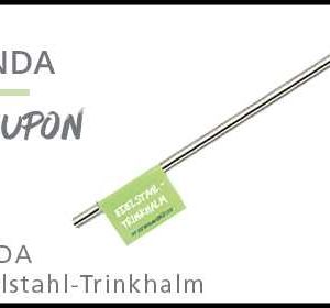 Linda Apotheke Edelstahltrinkhalm ab 10€ Einkauf mit Coupon