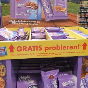 GRATIS: Milka Snacks in den Märkten gratis probieren