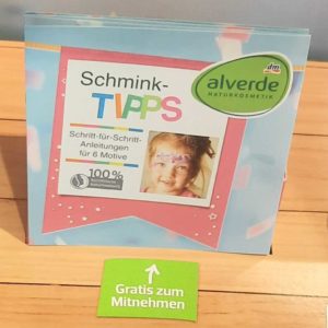 Gratis Schminkheft für Kinderschminken bei dm