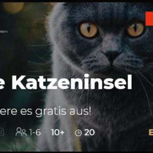 Vorankündigung: Neues Escape-Game "Die Katzeninsel" kostenlos spielen