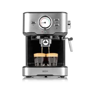 Netto: BEEM Siebträger-Maschine Espresso Select 1100W schwarz/Edelstahl für 79.99€ satt 102,40€