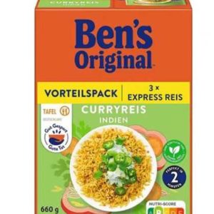 3er Pack Bens Original Express Curryreis (3x220g) Amazon Prime Sparabo ab 4,49€ statt 7€