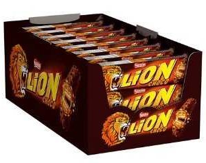 NESTLÉ LION Choco – Knusper-Schokoriegel mit Karamell-Füllung 24er Pack - Amazon Prime - ab 11,79 € statt 15,00 €