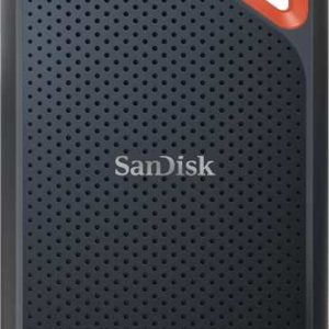 SANDISK Extreme Portable externe 2 TB SSD, Grau/Orange (10€ NL-Gutschein)