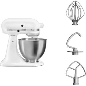 5K45SSEWH weiß 4.3L Classic Kü­chen­ma­schi­ne KitchenAid für 224,91 € (statt 339,49 €)