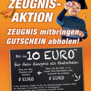 Bis zu zwei 5€-Gutscheine bei Zeugnisaktion in Expert-Geschäften -regional-