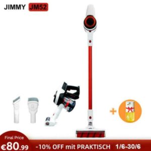 JIMMY JM52 Akku-Handstaubsauger - 17KPa / 1,46kg / 80,99€ auf Ebay