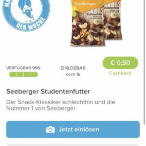 Marktguru Deal der Woche Seeberger Studentenfutter