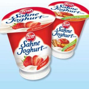 Rewe (10.-15.12.2018): GRATIS Becher Zott Sahne Joghurt mit 0,01€ Gewinn (Angebot &#043; Reebate App Cashback)