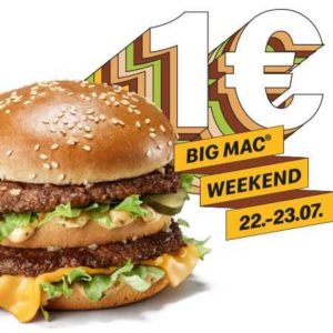 🍔 Heute noch: Der neue Big Mac für 1€ (Bundesweit) *McDonald's App*