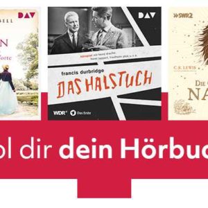 GRATIS 1 von 5 Hörbüchern kostenlos für kurze Umfrage &#043; Newsletter von Der Audio Verlag GmbH (DAV)