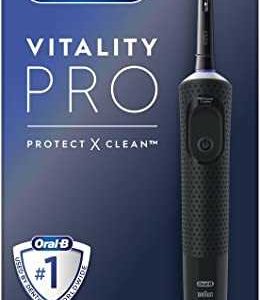 😁 Oral-B Vitality Pro Elektrische Zahnbürste &amp; Protect X Clean Zahnbürstenkopf, schwarz oder lila, für 18,74€ (statt 26€)