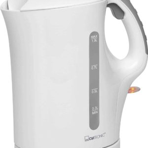 Clatronic Mini-Wasserkocher 1 Liter, 900W, Wasserstandanzeige, Kalkfilter WK 3462