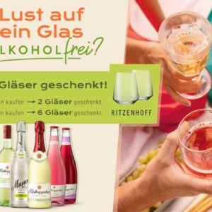 🍷 GRATIS Ritzenhoff Gläser beim Kauf von Rotkäppchen