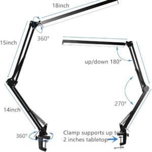 DealClub: NovoLido Schreibtischlampe LED mit 3-Farben-Modi  (€17,77 statt €